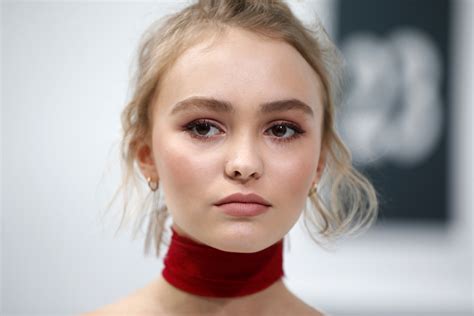 lily rose depp nudes|Lily Rose Depp poses topless and flashes her assets in a sheer top